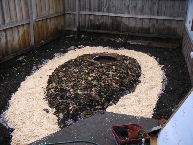 A sawdust path and isn't she beautiful!